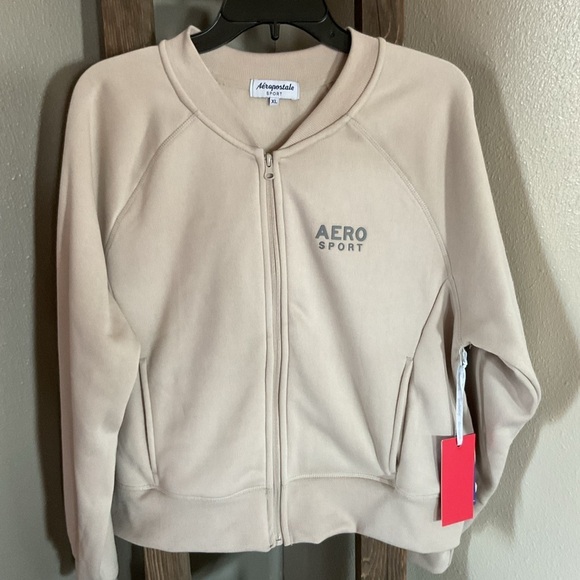 Aeropostale Tops - Aero Sport Aeropostale Women's Cream Jacket size XL